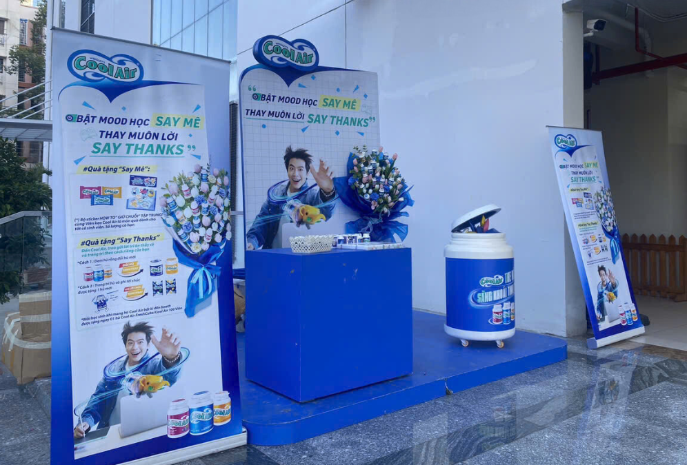 POSM dùng trong trường học - Booth Activation